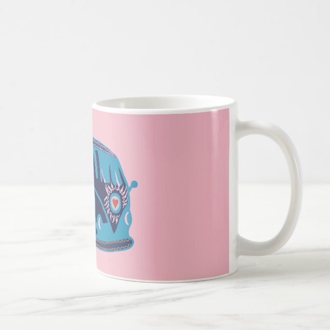 Hippie Van 325 ml Classic White Tasse (Rechts)