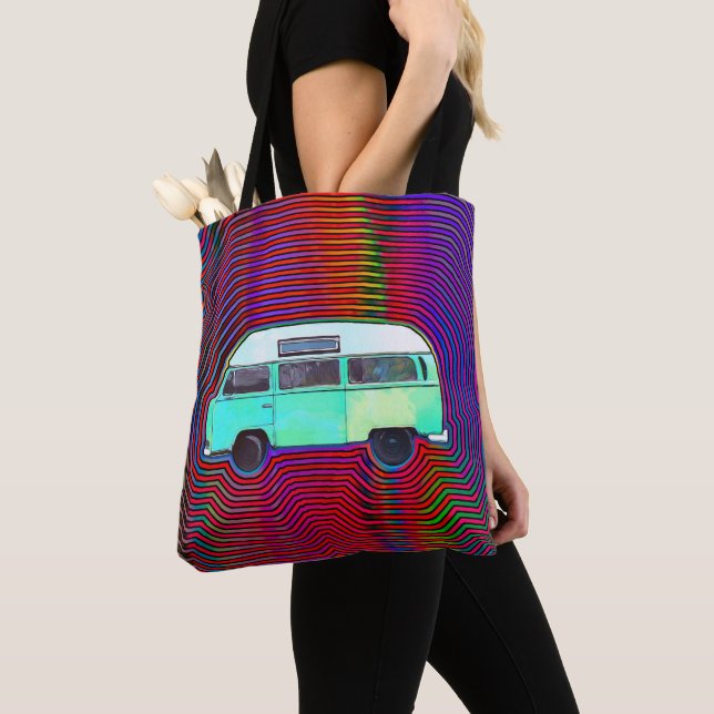 HIPPIE VAN COLORFUL TASCHE PURT (Von Nahem)