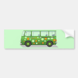 Hippie van image autoaufkleber