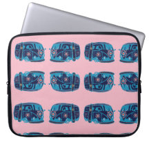 Hippie-Van-Laptop-Hülle
