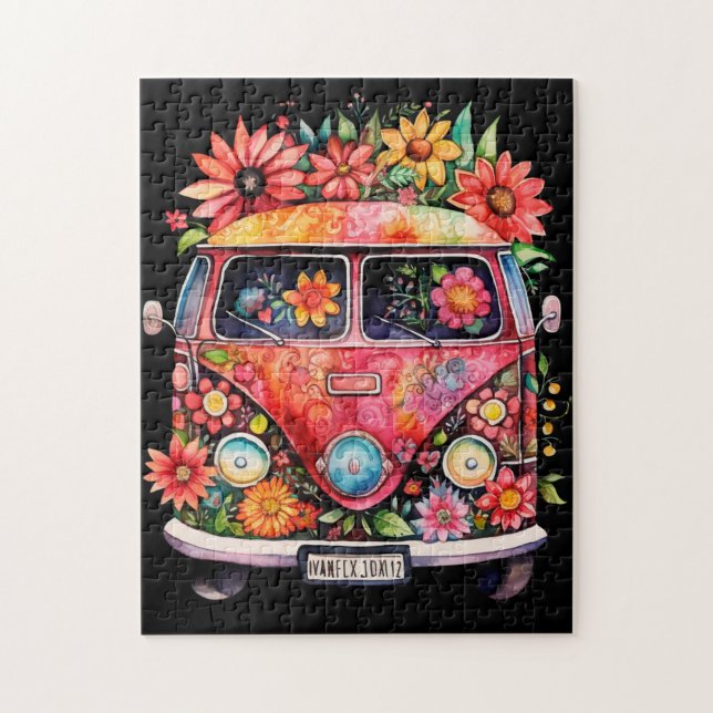 Hippie-Van Puzzle (Vertikal)