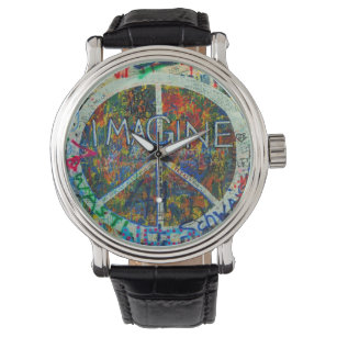 Hippie Wall Art Armbanduhr