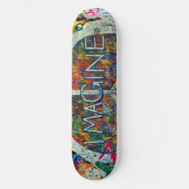 Hippie-Wandkunst Skateboard