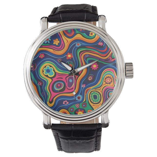 Hippie Watch Armbanduhr (Vorderseite)