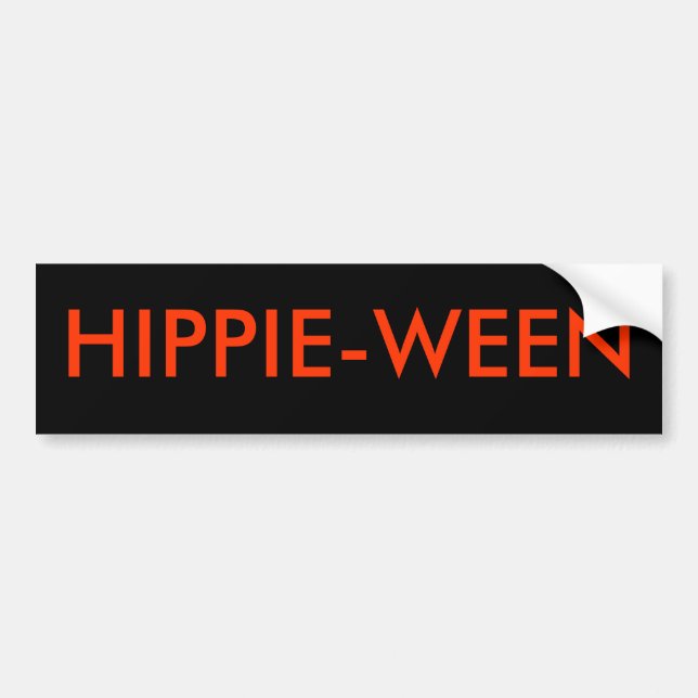 HIPPIE-WEEN AUTOAUFKLEBER (Vorne)
