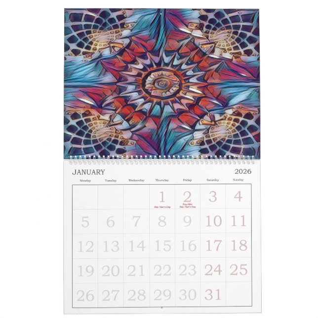 HippieClecticHope 22-23 NZ Calendar Kalender (Jan 2026)