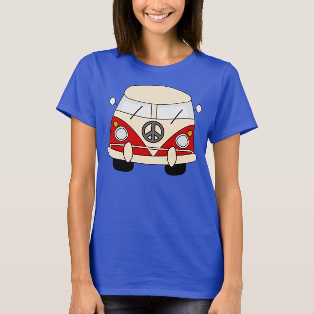 Hippiefrieden T-Shirt (Vorderseite)