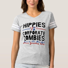 Hippies gegen Unternehmenszombies Bernie T-Shirt