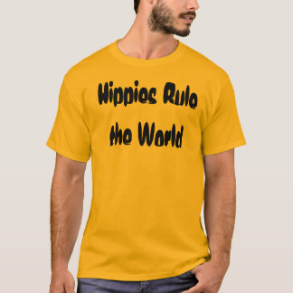 Hippies ordnet die Welt an T-Shirt