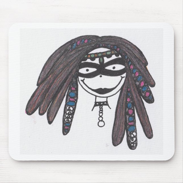 HippiPunkChick Mousepad (Vorne)