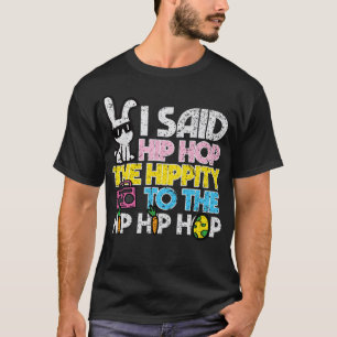 Hippity Hip Hop Osterhase Lustige Kinder T-Shirt