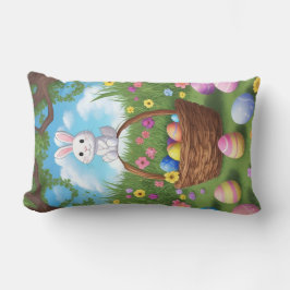 Hippity Hop Bunny Throw Kissen