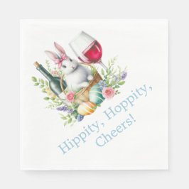 Hippity, Hoppity, Fröhlichkeit! Niedliches Osterpa Serviette