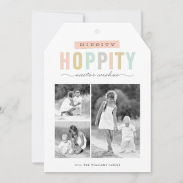 Hippity Hoppity Ostern | Foto Collage Ostern Feiertagskarte
