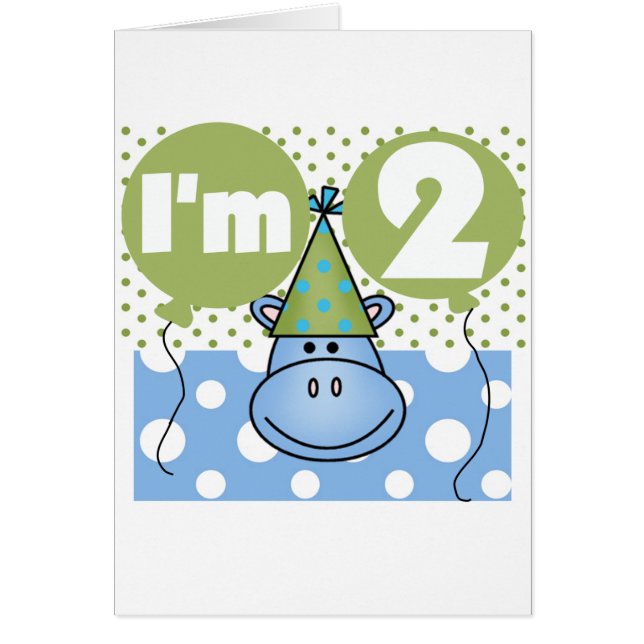 Hippo 2. Geburtstag - Hemden und Geschenke (Vorne)