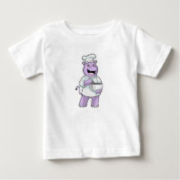 Hippo als Koch mit Bowl