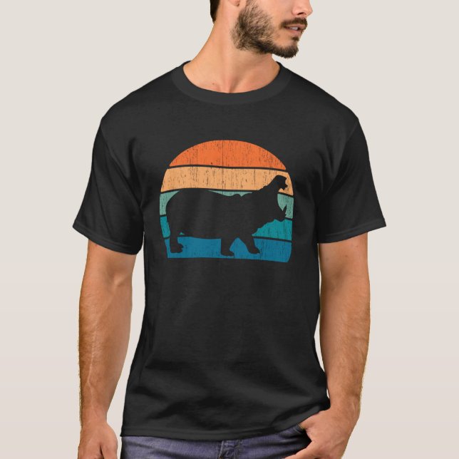 Hippo Animal Zoo T-Shirt (Vorderseite)
