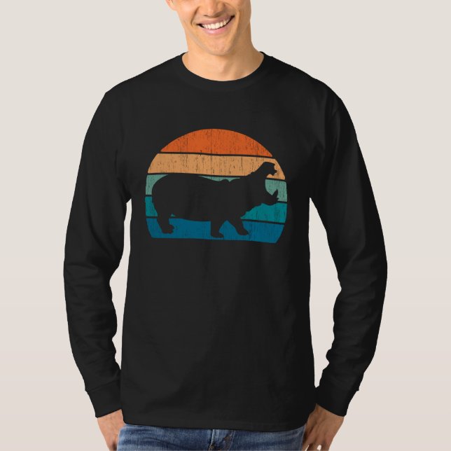 Hippo Animal Zoo T-Shirt (Vorderseite)