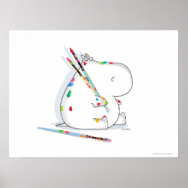 HIPPO ARTIST Poster von Sandra Boynton