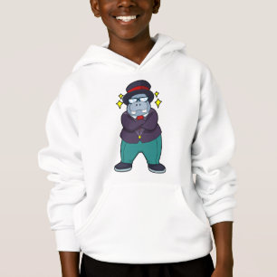 Hippo as Groom with Suit.PNG Hoodie