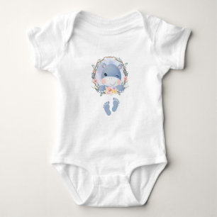 Hippo Baby, Baby-Geschenk-Pocket Hippo Baby, Baby Baby Strampler
