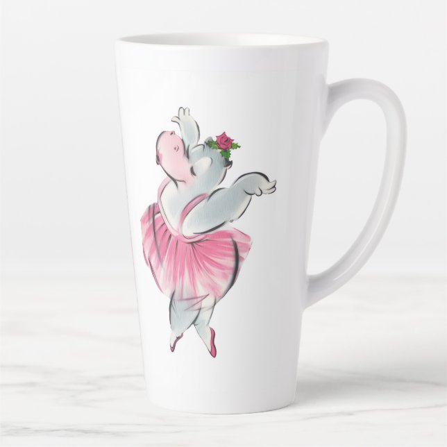 "Hippo Ballet" Milchtasse (Rechts)