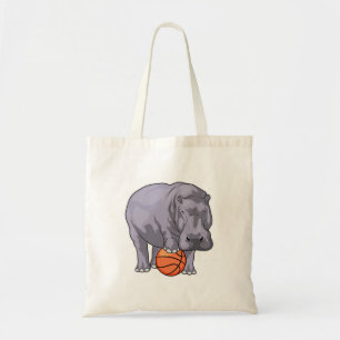 Hippo Basketball-Spieler Basketball Tragetasche