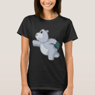 Hippo Bowling Bowling Ball T-Shirt