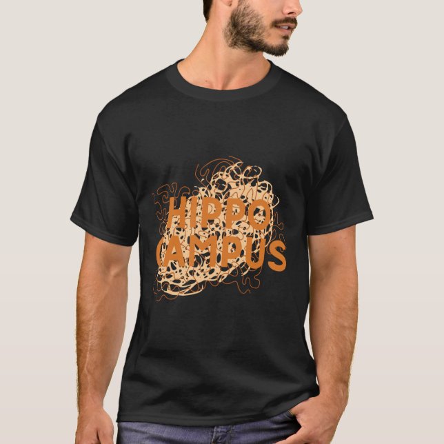 Hippo Campus Scribbles Sticker T-Shirt (Vorderseite)