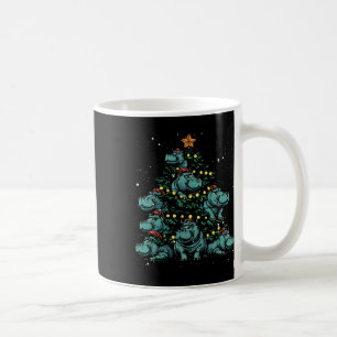 Hippo Christmas Tree Hippopotamus Africa Animal Xm Kaffeetasse