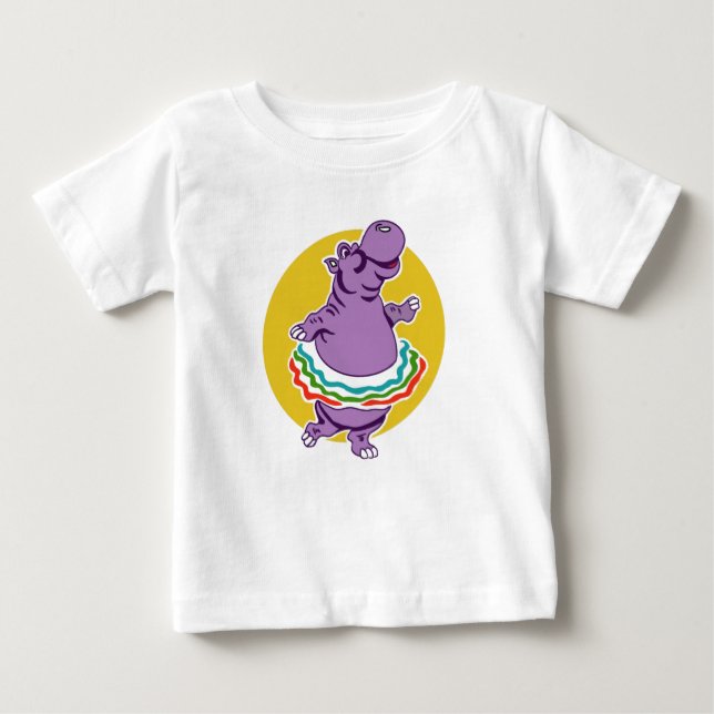 Hippo Dance Baby T-shirt (Vorderseite)