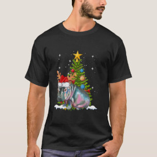 Hippo Fiona Christmas Tree T-Shirt
