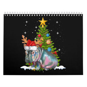Hippo Fiona Weihnachtsbaum Hippopotamus Kalender