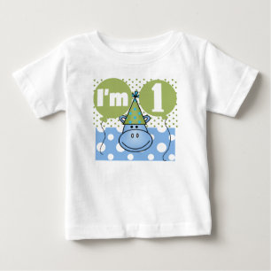 Hippo First Geburtstag Baby T-shirt