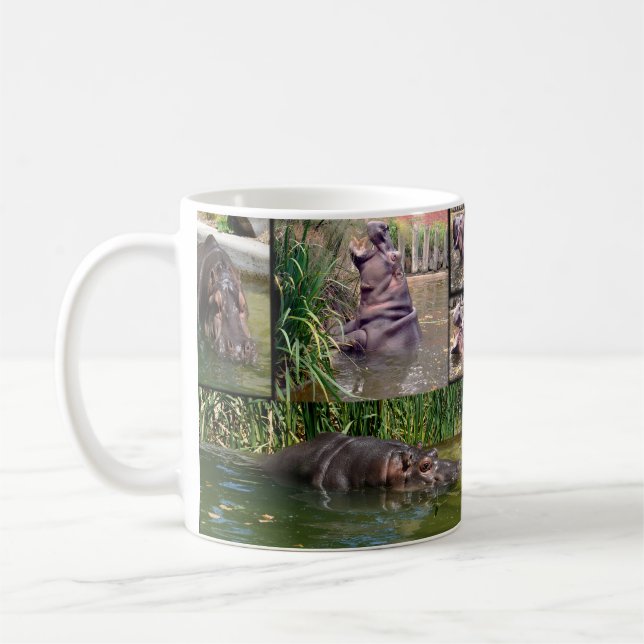 Hippo-FotoCollage, Kaffeetasse (Links)