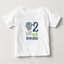 Hippo für Angesagte Dysplasie Baby T-shirt