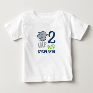 Hippo für Angesagte Dysplasie Baby T-shirt