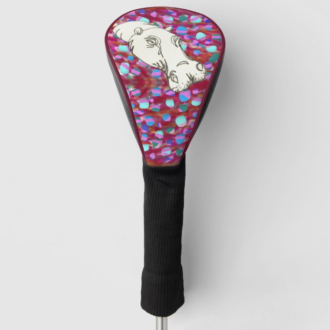 Hippo Golf Headcover (Vorderseite)