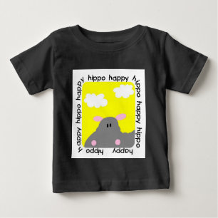 Hippo Happy Baby Raglan T - Shirt