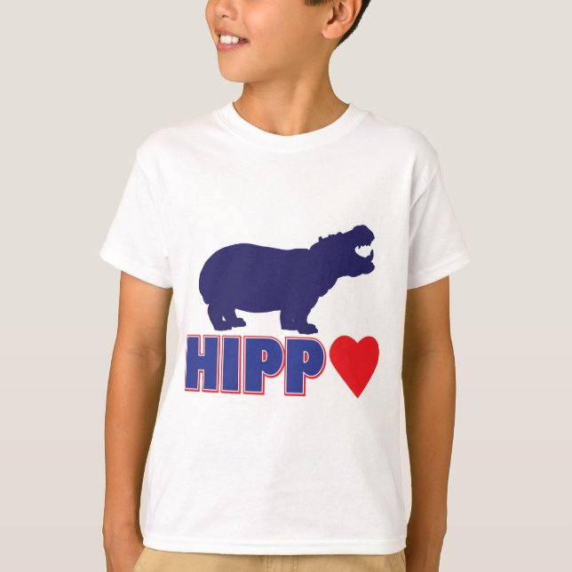 Hippo Heart T-Shirt (Vorderseite)