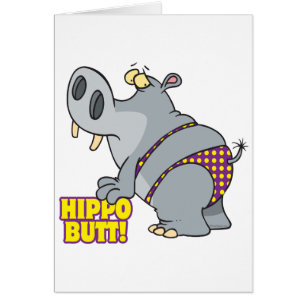 Hippo Hintern Bikini Hippopotamus