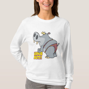 Hippo-Hintern-Bikini-Hippopotamus T-Shirt