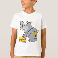 Hippo Hintern Bikini Hippopotamus