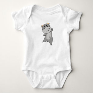 Hippo Hippo Sweet Animes for Children Baby Strampler