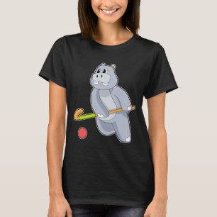 Hippo Hockey Hockey-Stab T-Shirt