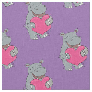 Hippo Hugs Niedlich Hippopotamus Stoff