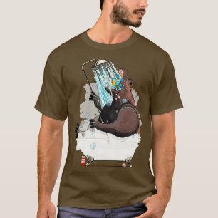 Hippo im Bad T-Shirt