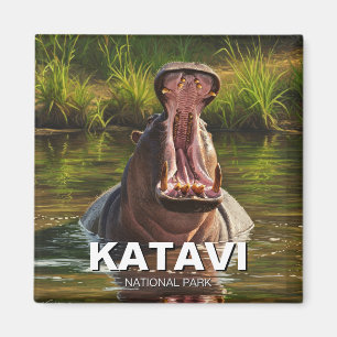 Hippo in Katavi Nationalpark Tanzani Magnet