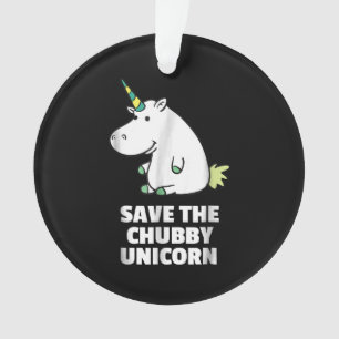 Hippo Lover Gift Chubby Unicorn Hippo Niedliches Ornament