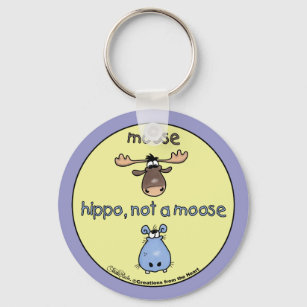 Hippo-nicht-ein-Elch! Schlüsselanhänger
